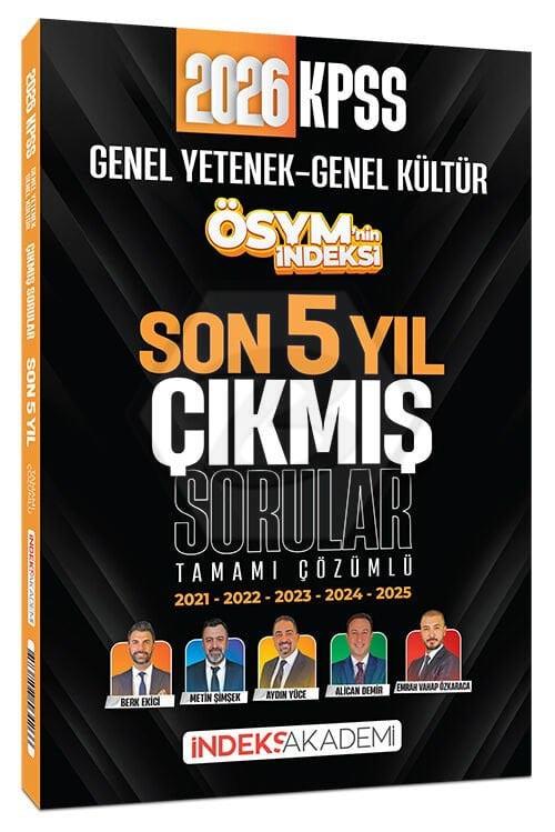 2026 KPSS Genel Yetenek Genel Kültür ÖSYMnin İndeksi Çıkmış Sorular Son 5 Yıl Çözümlü