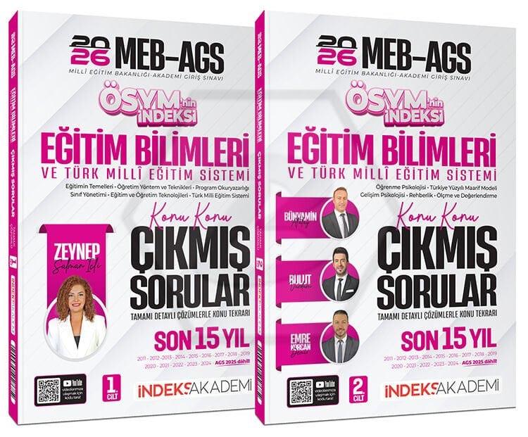 2026 MEB-AGS Eğitim Bilimleri ve Türk Milli Eğitim Sistemi ÖSYMnin İndeksi Çıkmış Sorular Son 15 Yıl Çözümlü Set