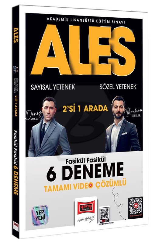 2026 ALES Sayısal Yetenek - Sözel Yetenek Fasikül Fasikül Tamamı Video Çözümlü 6 Deneme