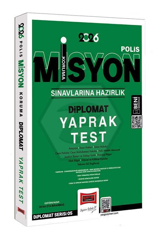 2026 Polis Misyon Koruma Sınavlarına Hazırlık Diplomat Yaprak Test