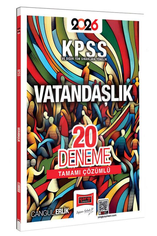 2026 KPSS ve Diğer Tüm Sınavlara Yönelik Tamamı Çözümlü Vatandaşlık 20 Deneme
