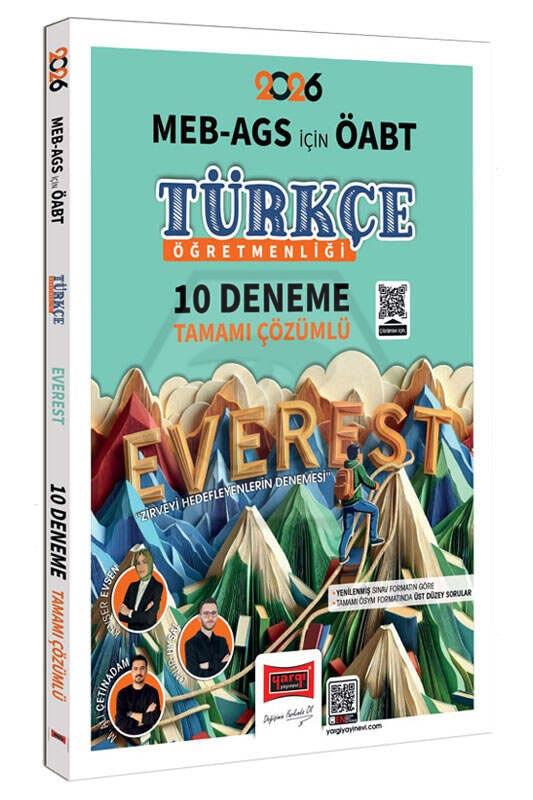 2026 MEB-AGS ÖABT Türkçe Öğretmenliği Tamamı Çözümlü 10 Deneme