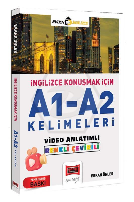 İngilizce Konuşmak İçin A1-A2 Kelimeleri Video Anlatımlı Renkli Çeviri