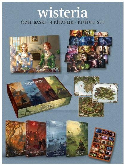 Wisteria Serisi Özel Kapak 4 Kitap (Hediyeli Kutu)