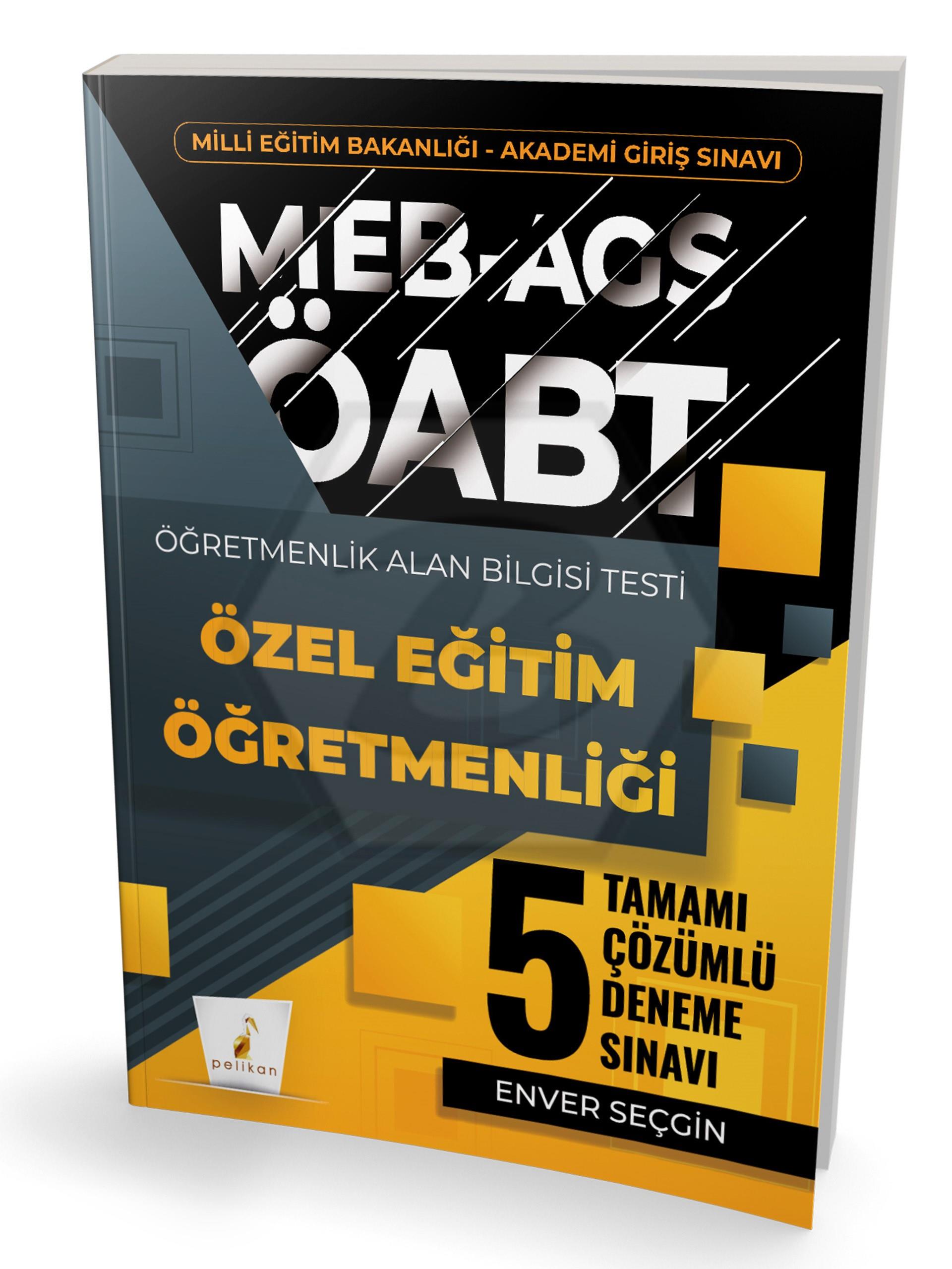MEB-AGS ÖABT Özel Eğitim Öğretmenliği Tamamı Çözümlü 5 Deneme Sınavı