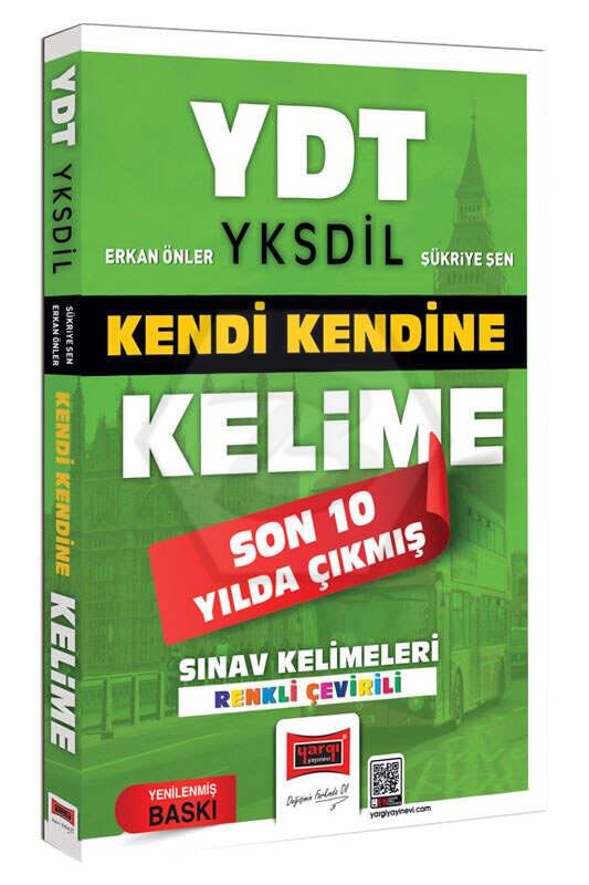 YDT YKSDİL Kendi Kendine Kelime Son 10 Yılda Çıkmış Sınav Kelimeleri Renkli Çevirili