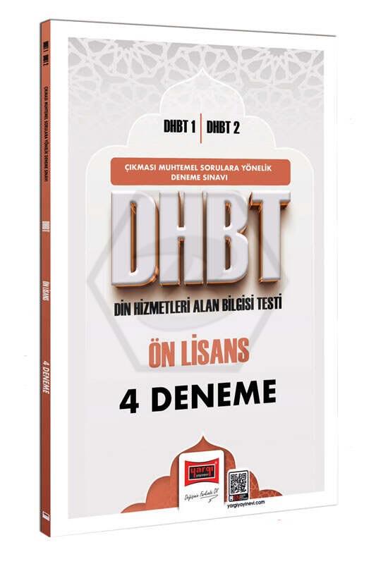 DHBT 1 - DHBT 2 Ön Lisans 4 Deneme Sınavı