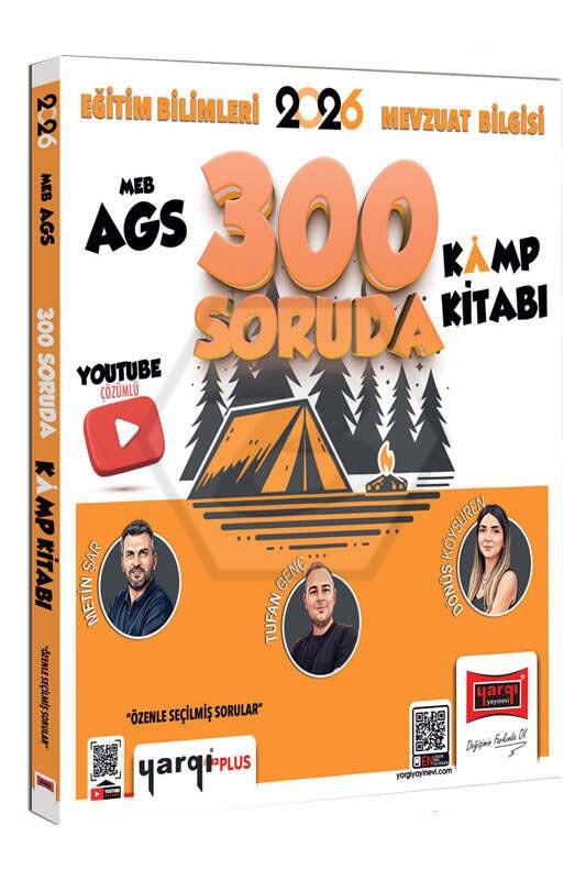 2026 MEB-AGS Eğitim Bilimleri ve Mevzuat Bilgisi 300 Soruda Youtube Çözümlü Kamp Kitabı