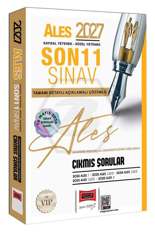 2027 ALES Sayısal - Sözel Yetenek Son 11 Sınav Tamamı Çözümlü Çıkmış Sorular