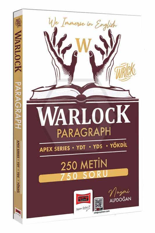 YDT YDS YÖKDİL Warlock Paragraph 250 Metin 750 Soru