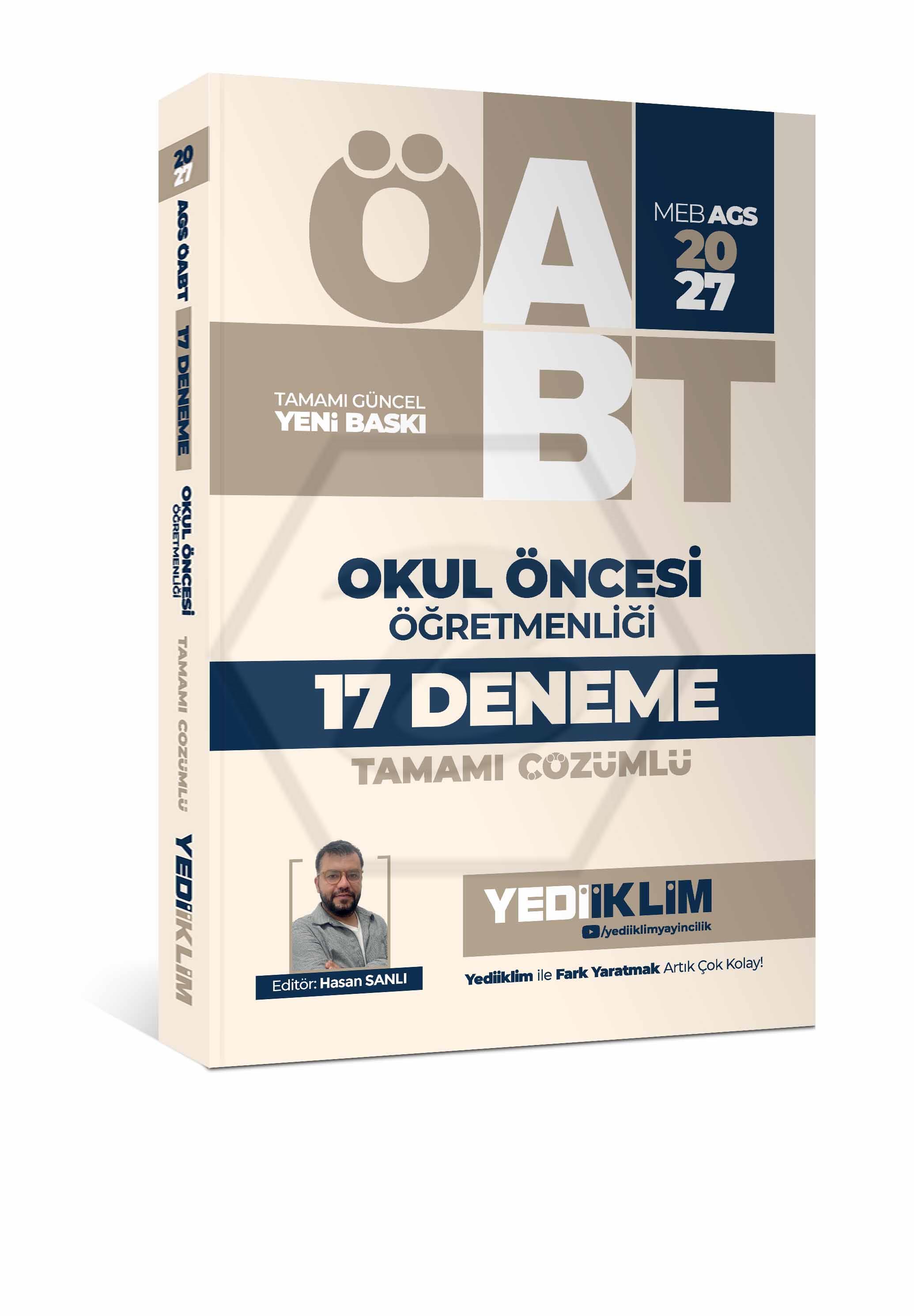2027 MEB AGS ÖABT Okul Öncesi Öğretmenliği Tamamı Çözümlü 17 Deneme