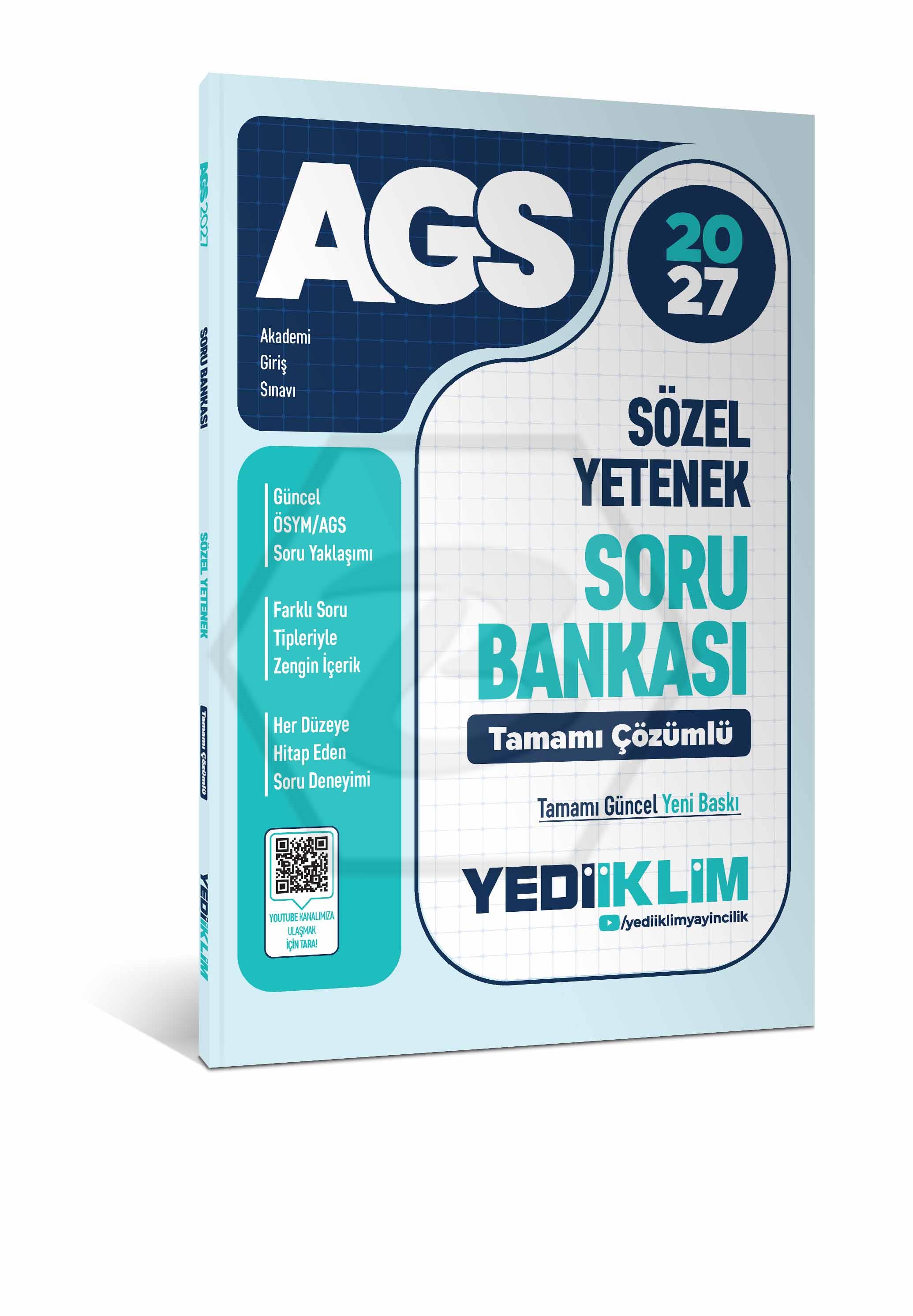 2027 MEB AGS Sözel Yetenek Tamamı Çözümlü Soru Bankası