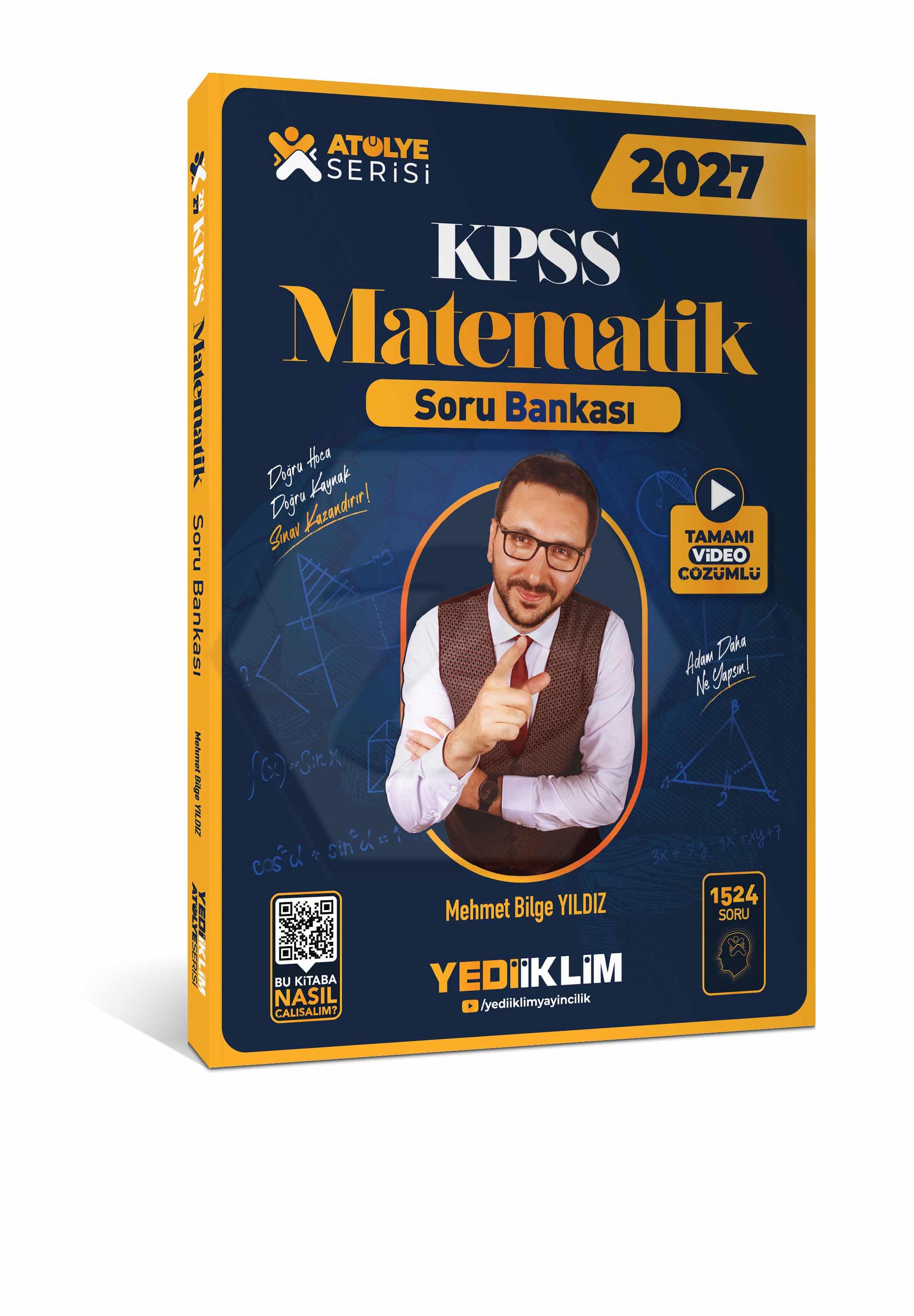 2027 KPSS Atölye Serisi Genel Yetenek Matematik Tamamı Video Çözümlü Soru Bankası