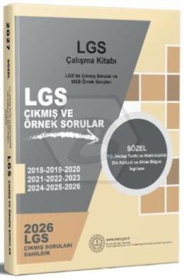 2027 MEB LGS Sözel İnkılap Tarihi Atatürkçülük, Din Kültürü ve Ahlak Bilgisi, İngilizce Çalışma Kita