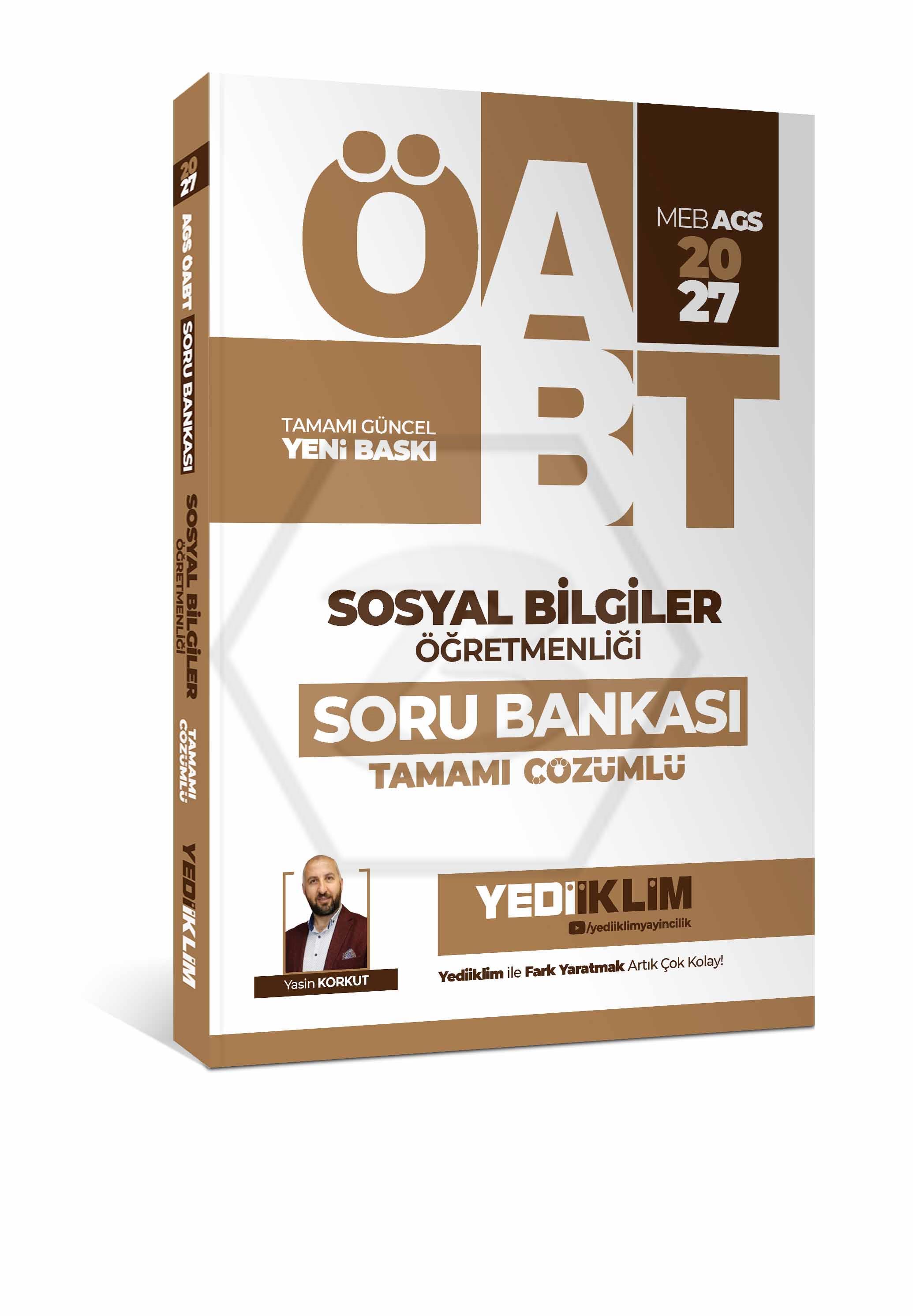 2027 MEB AGS ÖABT Sosyal Bilgiler Öğretmenliği Tamamı Çözümlü Soru Bankası