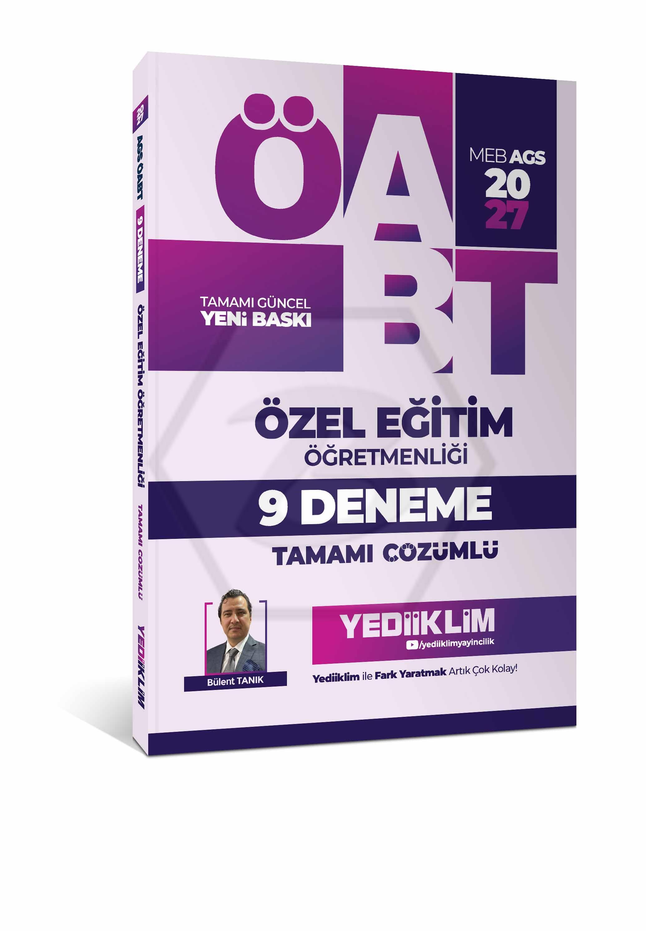 2027 MEB AGS ÖABT  Özel Eğitim Öğretmenliği Tamamı Çözümlü 9 Deneme