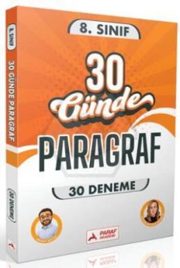 8.Sınıf 30 Günde Paragraf 30 Deneme