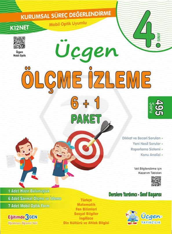 4. Sınıf - PAKET DENEME 7 li + Üçgen Mobil Optik