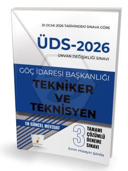ÜDS 2026 Ünvan Değişikliği Sınavı Göç İdaresi Başkanlığı Tekniker ve Teknisyen Tamamı Çözümlü 3 Deneme Sınavı