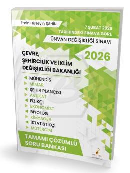 2026 Çevre Şehircilik ve İklim Değişikliği Bakanlığı Tamamı Çözümlü Soru Bankası