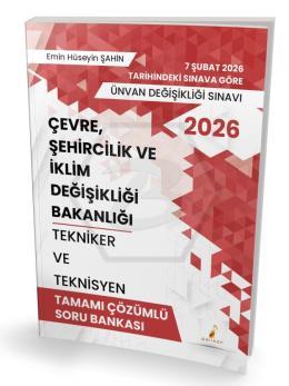 2026 Çevre Şehircilik ve İklim Değişikliği Bakanlığı Tekniker ve Teknisyen Tamamı Çözümlü Soru Bankası