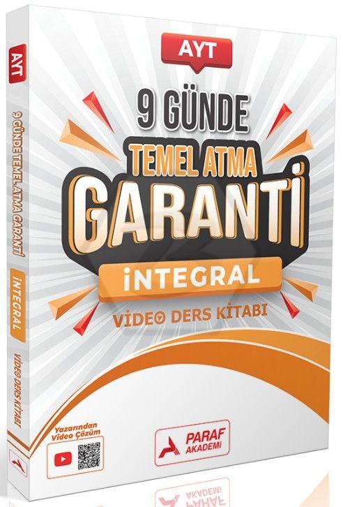 AYT İntegral 9 Günde Temel Atma Garanti Video Ders Kitabı