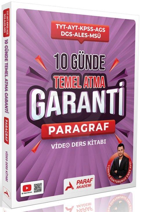 Paragraf 10 Günde Temel Atma Garanti