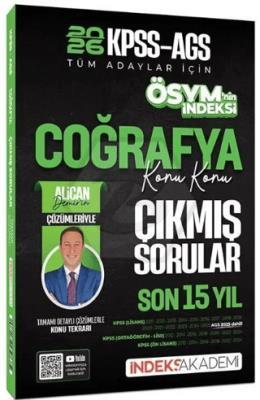 2026 KPSS MEB-AGS Coğrafya ÖSYM nin İndeksi Çıkmış Sorular Son 15 Yıl Konu Konu Çözümlü
