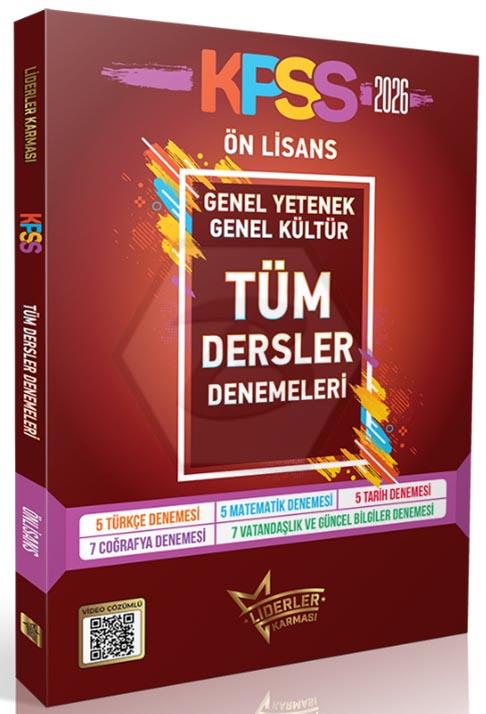 2026 KPSS Ön Lisans 29 Deneme Çözümlü