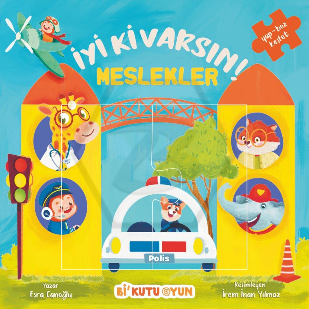 İyi ki varsın Meslekler (Yapbozlu Kitap)