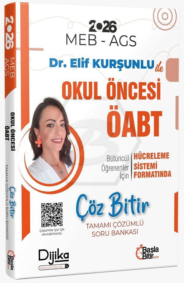2026 ÖABT MEB-AGS Okul Öncesi Öğretmenliği Çöz Bitir Soru Bankası Çözümlü