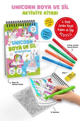 Unicorn – Boya ve Sil Aktivite Kitabı / 3 Yaş +