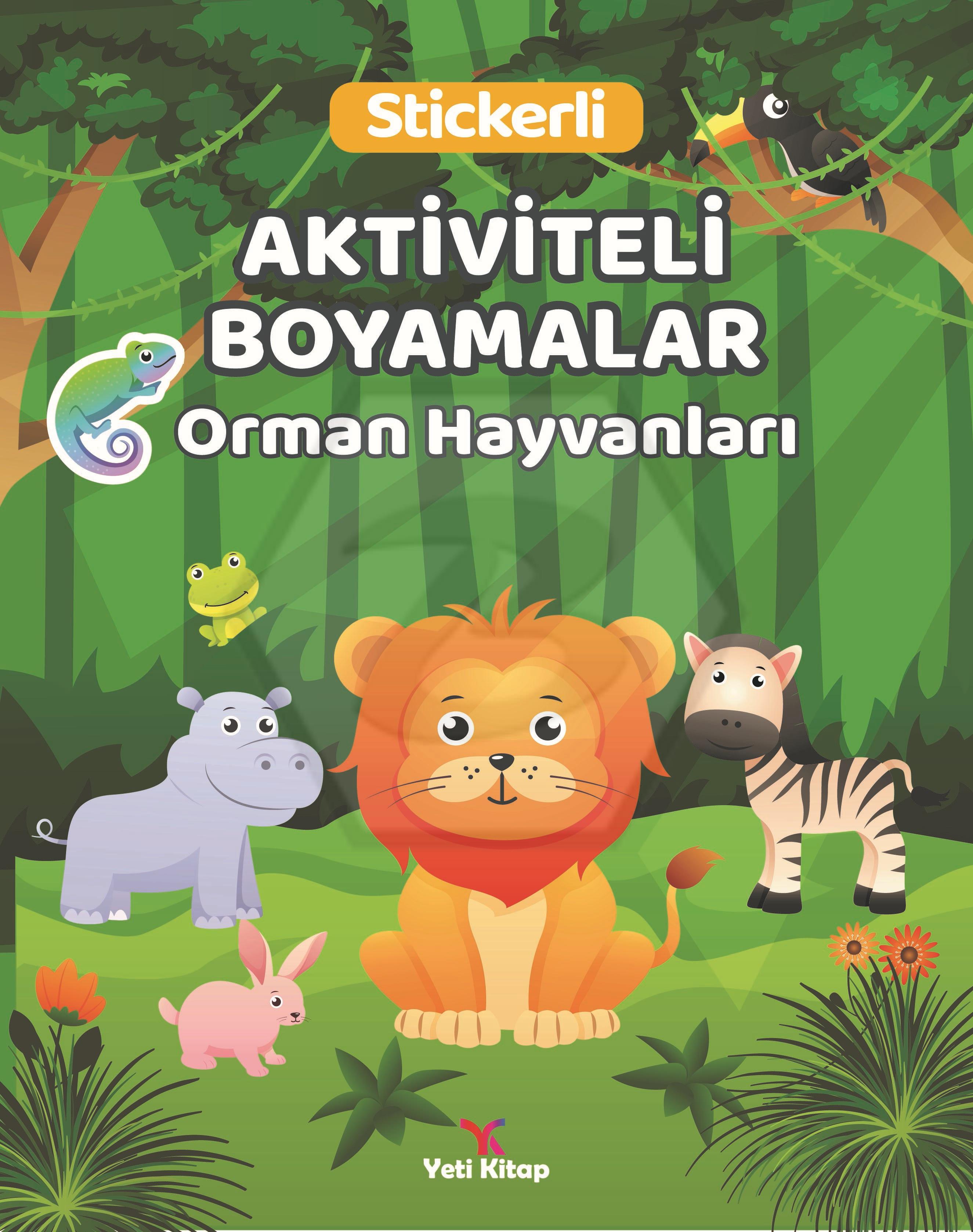 Orman Hayvanları Aktiviteli Boyamalar