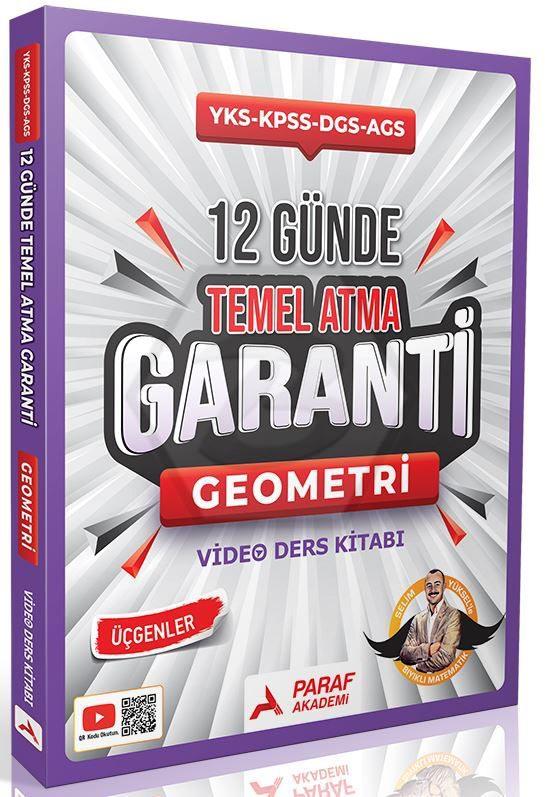 12 Günde Temel Atma Garanti Geometri Video Ders Kitabı