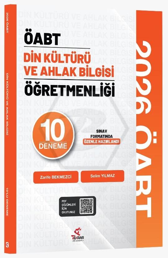 2026 ÖABT MEB-AGS Din Kültürü ve Ahlak Bilgisi Öğretmenliği 10 Deneme Çözümlü