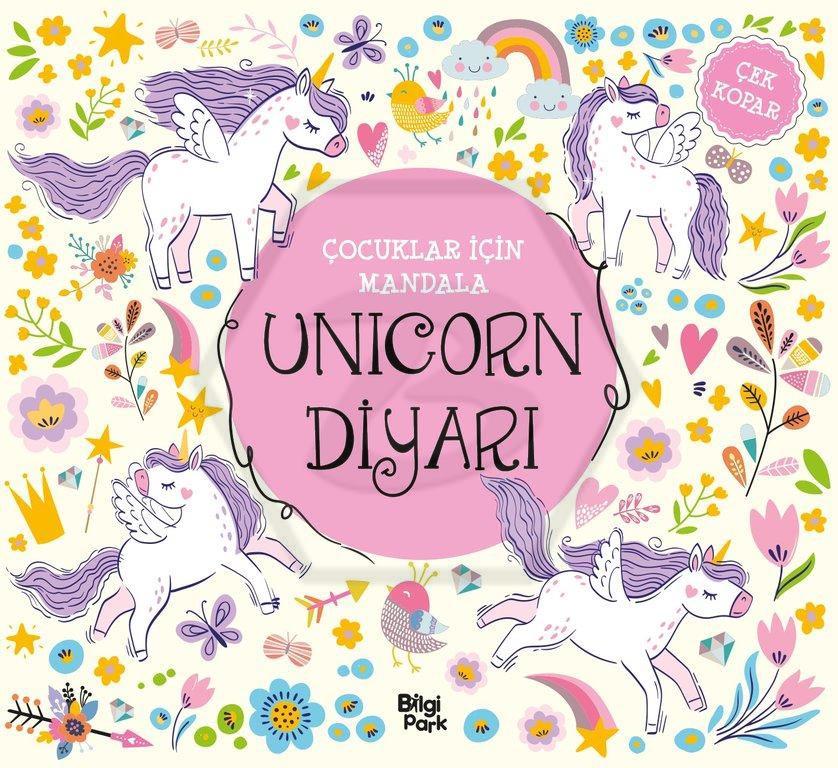 Çocuklar İçin Mandala - Unicorn Diyarı