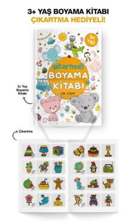 Çıkartmalı Boyama Kitabı / 3 Yaş +