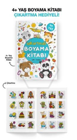 Çıkartmalı Boyama Kitabı / 4 Yaş +