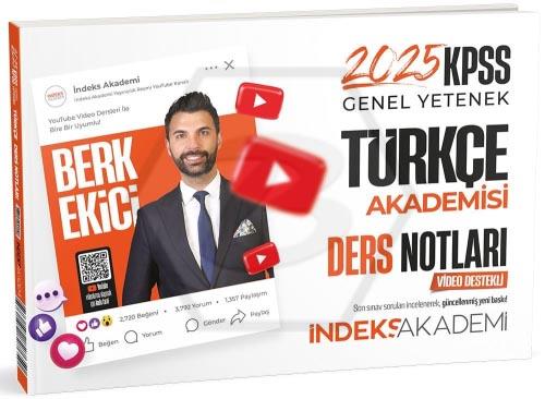 2025 KPSS Türkçe Akademisi Video Ders Notları