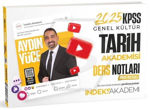 2025 KPSS Tarih Akademisi Video Ders Notları