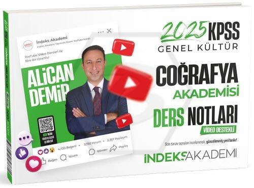 2025 KPSS Coğrafya Akademisi Video Ders Notları