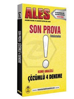 ALES Son Prova 4 Çözümlü Deneme