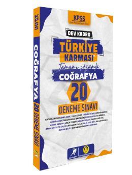   2024 KPSS Dev Kadro Türkiye Karması Coğrafya 20 Deneme