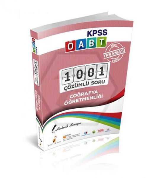 KPSS ÖABT Coğrafya Öğretmenliği Alan Taraması Serisi 1001 Çözümlü Soru