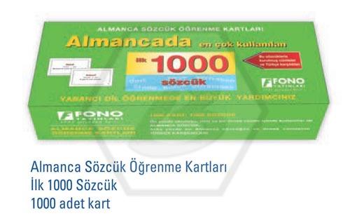 Almanca İlk 1000 Sözcük Kartları