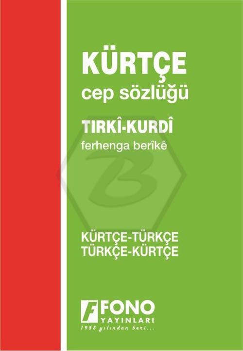 Kürtçe-Tür/Tür-Kürtçe Cep Sözlüğü