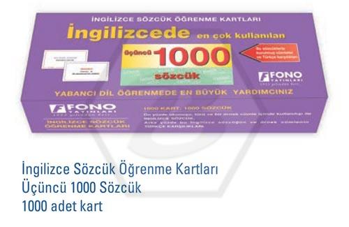 İngilizce En Çok Kullanılan Üçüncü 1000 Sözcük