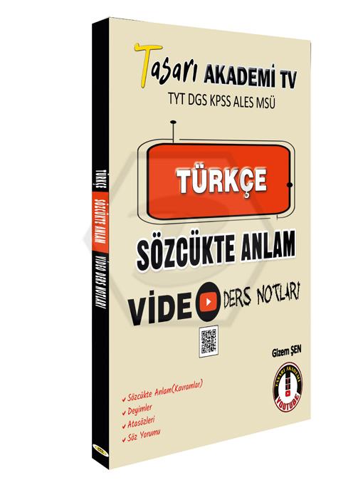 TYT Türkçe Sözcükte Anlam Vİdeo Ders Notları